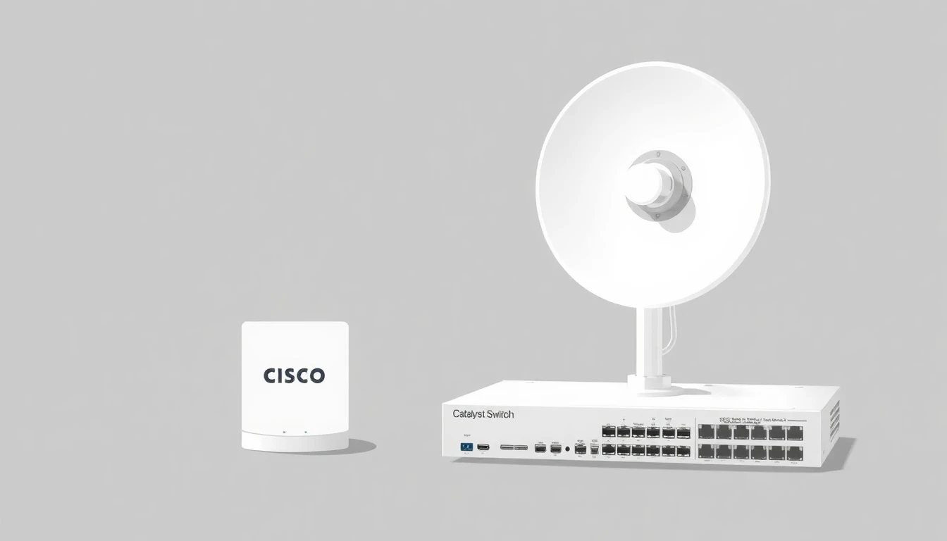 Cisco Aironet and Catalyst devices illustration